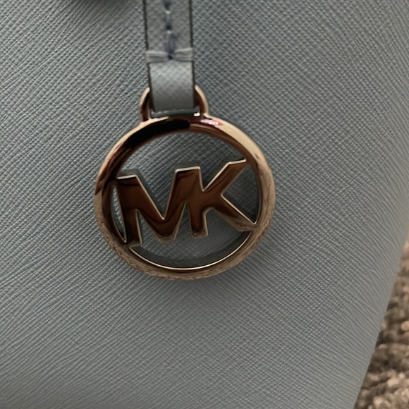 Light Blue Michael Kors Purse - Picture 3 of 4